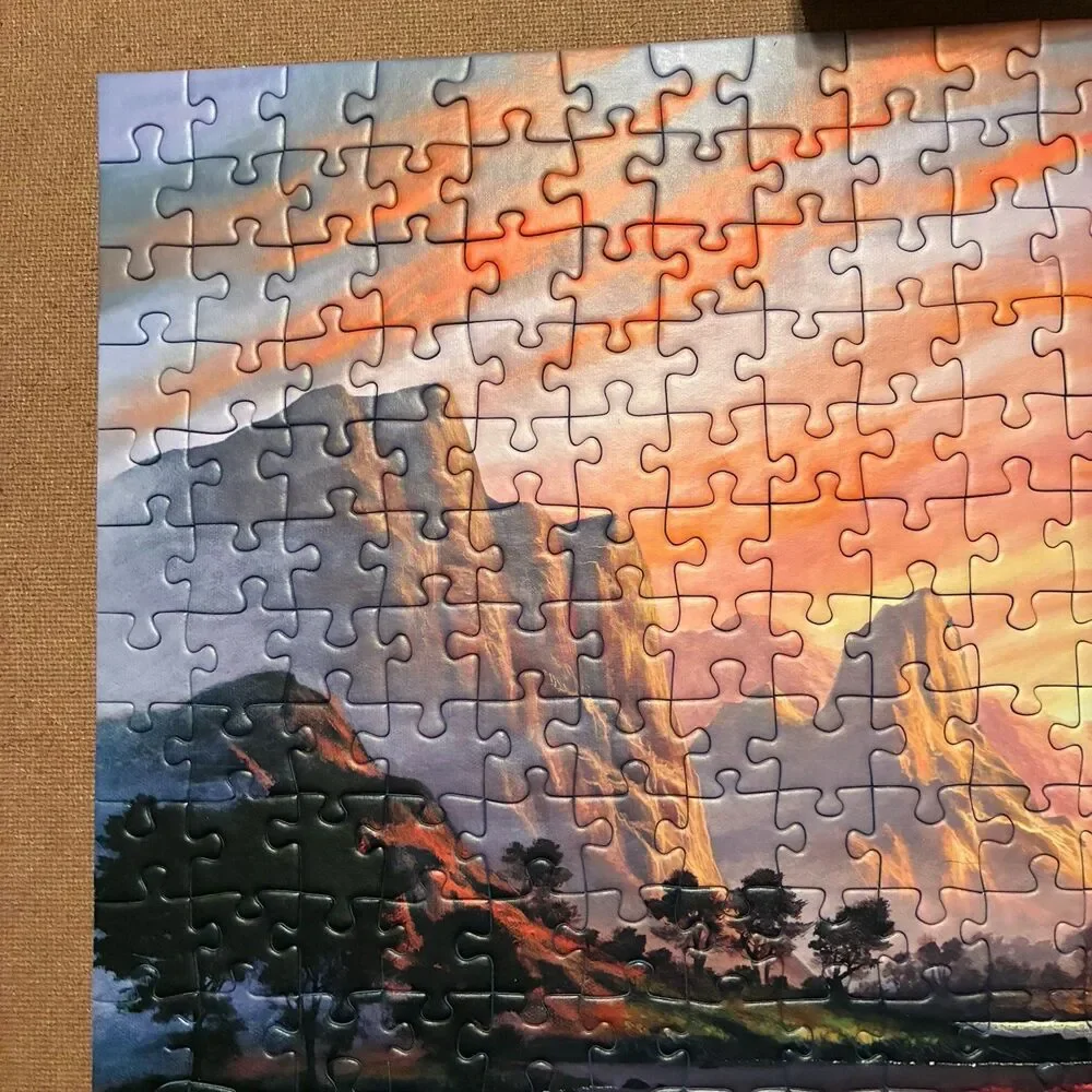 Ravensburger Great Outdoors Tranquil Sunset 300 Piece Puzzle Complete